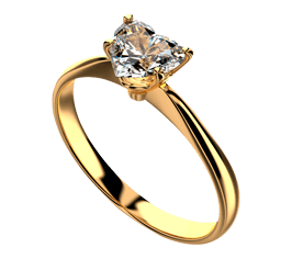 Gold diamond ring comp